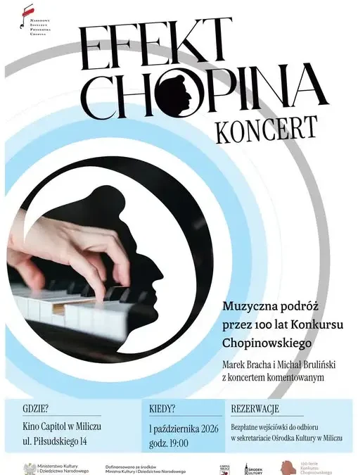 Muzyczna podróż przez 100 lat Konkursu Chopinowskiego w Miliczu