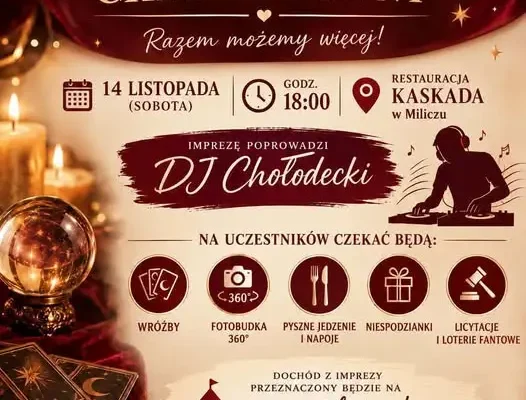 III Andrzejkowy Bal Charytatywny w Miliczu – 14 listopada gramy o nowy plac zabaw