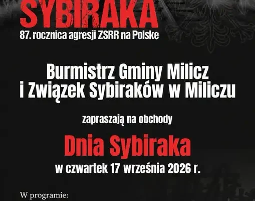 Milicz uczci Dzień Sybiraka. Obchody 17 września przy Pomniku Sybiraka