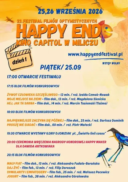 Happy End Festival 2026 w Miliczu – program i szczegóły