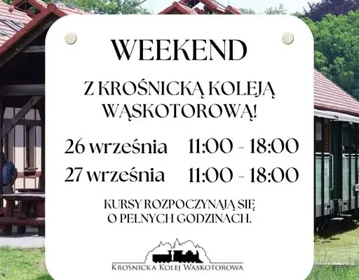Ostatni weekend sezonu z Krośnicką Koleją Wąskotorową – 26 i 27 września