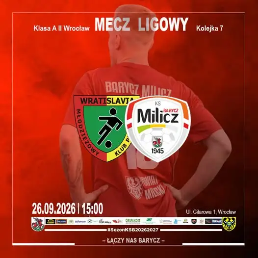 KS Barycz Milicz jedzie do Wrocławia na mecz z Wratislavią