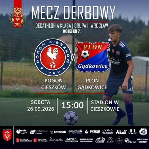 Derby w Cieszkowie: Pogoń podejmuje Plon Gądkowice