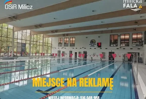 Reklama na terenie Krytej Pływalni Milicka Fala – nowa oferta dla lokalnych firm