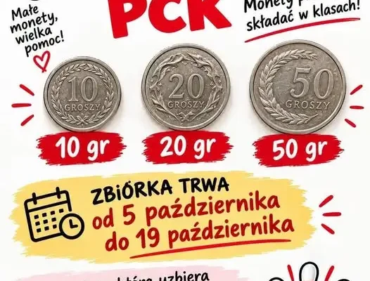 Góra Srebra PCK – szkolna zbiórka monet z nagrodą dla najlepszej klasy