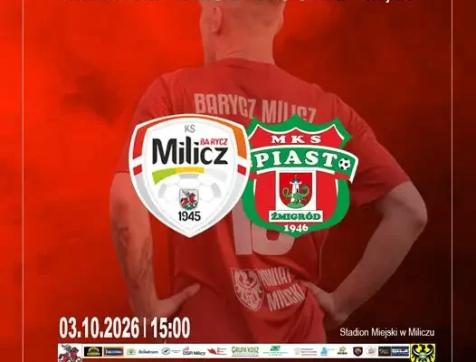 MKS Barycz Milicz zagra z Piastem Żmigród III. Zbiórka na leczenie Krzysztofa Szperlaka