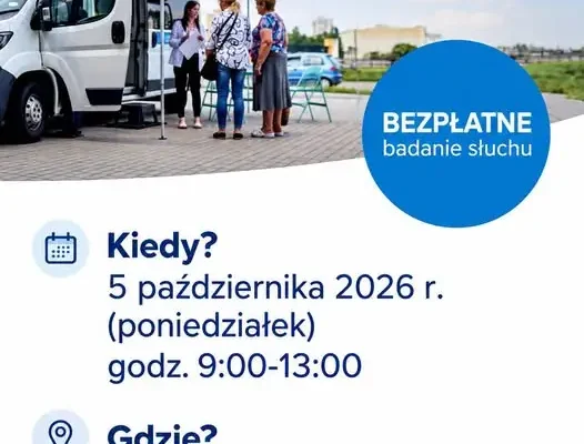 Bezpłatne badanie słuchu w Miliczu – Słuchbus na Rynku już 5 października