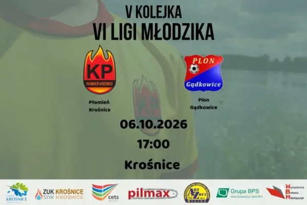 Młodzik z Krośnic zagra z Plonem Gądkowice – kolejne ligowe emocje