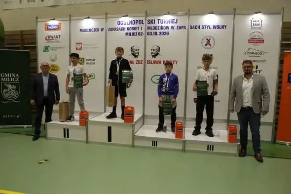 Trzy medale młodych zapaśników w Miliczu podczas Memoriału Zdzisława Rokity