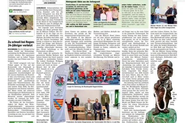 25 lat partnerstwa Milicza i Lohr nad Menem — jubileusz pełen symboli i wspomnień