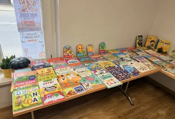 Kiermasz książek dla dzieci w Gminnej Bibliotece w Cieszkowie