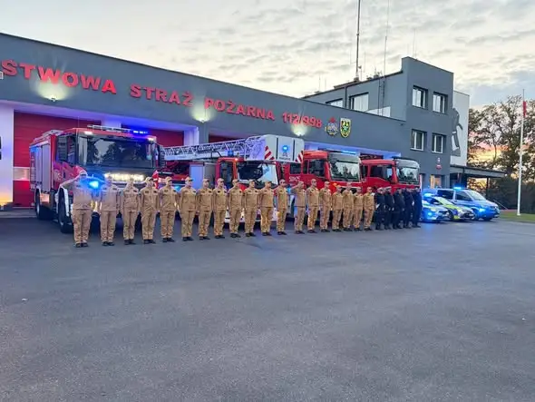 Miliccy strażacy oddali hołd kolegom poległym w Nisku