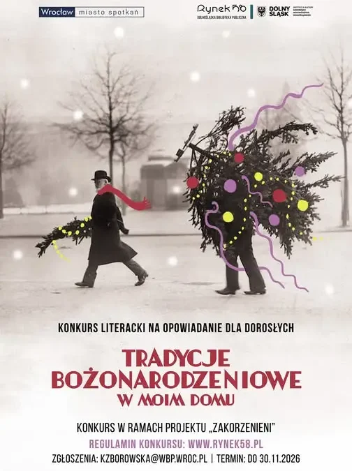 Konkurs literacki „Tradycje bożonarodzeniowe w moim domu” – Dolnośląska Biblioteka Publiczna zaprasza