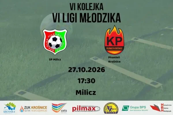Zaległy mecz młodzików: Płomień Krośnice kontra SP Milicz