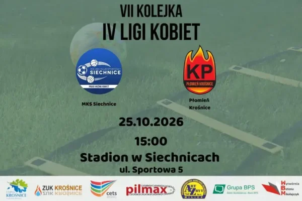 Płomień Krośnice przed wyjazdowym starciem z MKS Siechnice w IV lidze kobiet